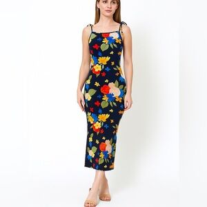 danielle bernstein satin midi dress Danielle Bernstein Womens Slip Dress Satin Midi - Baby Blue
